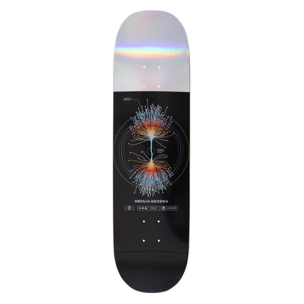 Arbor Amelia Neuron Skateboard Deck - 8.5"