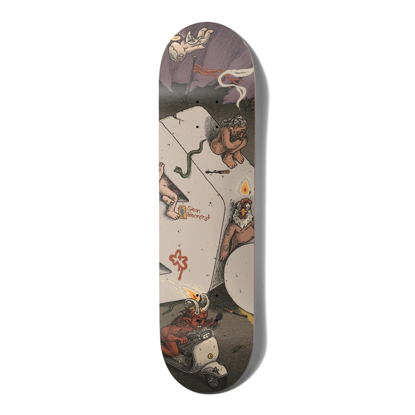 Girl Monumental Simon Bannerot Skateboard Deck - 8.5"