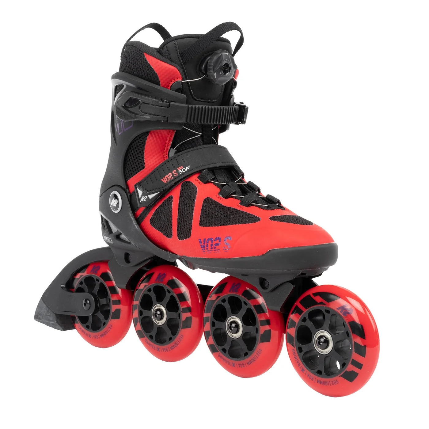 K2 VO2 S 100 Boa Mens 2023 Inline Skates - Red/Black