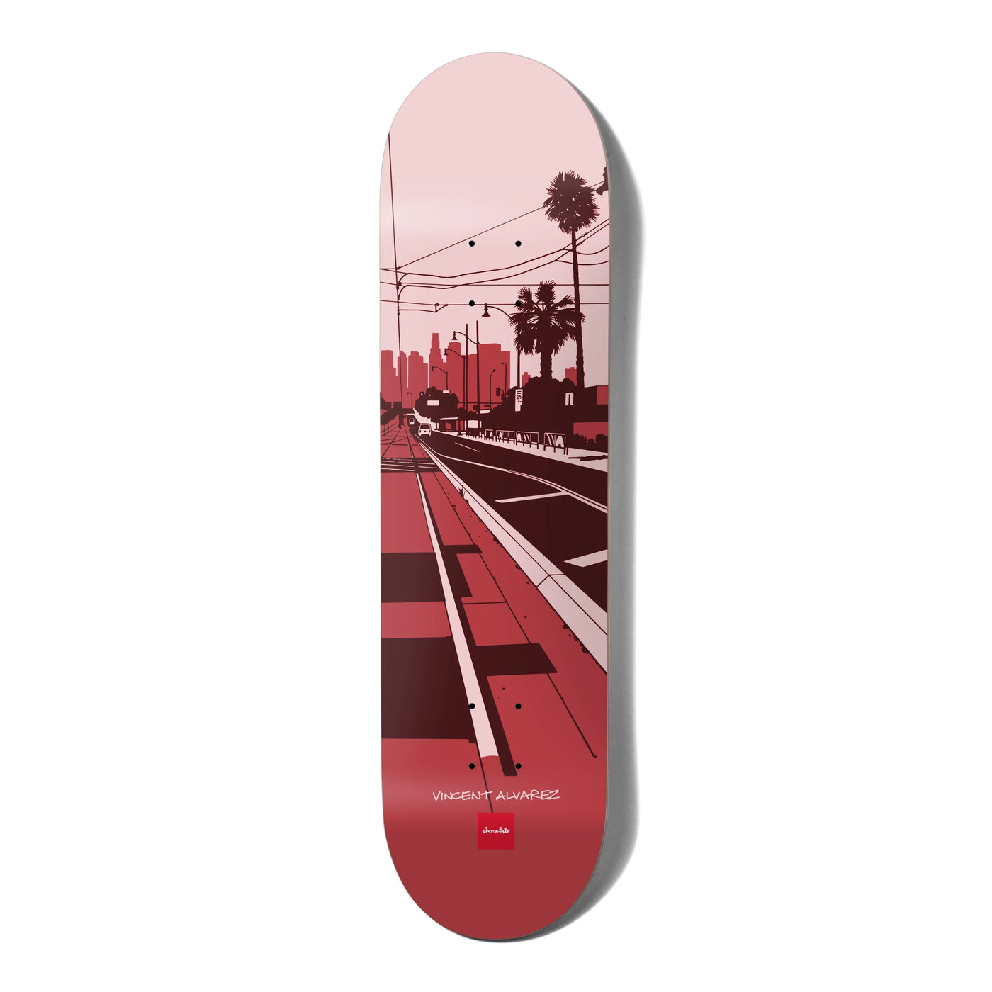 Chocolate Evan Hecox City Vincent Alvarez Skateboard Deck - 8.25"