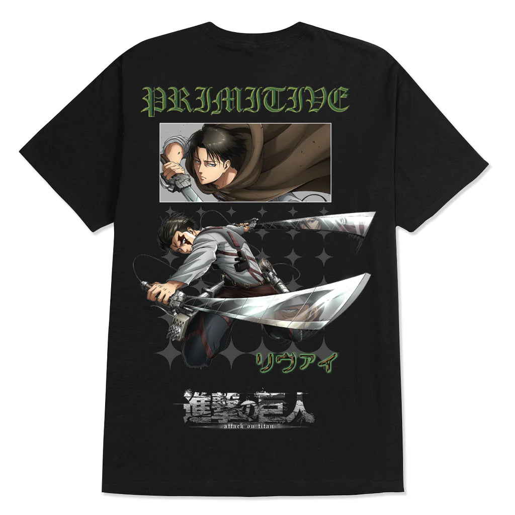 Primitive X Attack On Titan Scout T Shirt - Black – Slick's Skate