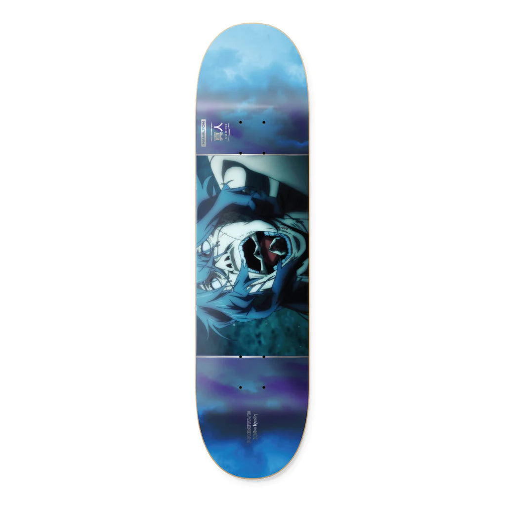 Primitive X Jujutsu Kaisen Mahito Hamilton Blue Skateboard Deck