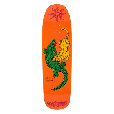 Welcome Jake Yanko Swamp Fight On Panther Orange Skateboard Deck - 9.0"
