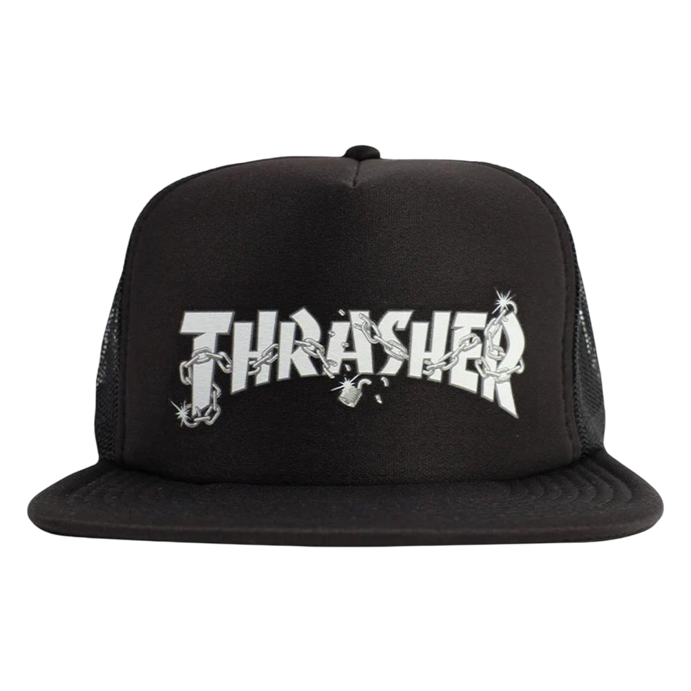 Thrasher Chains By Daniel Shepard Cap Black