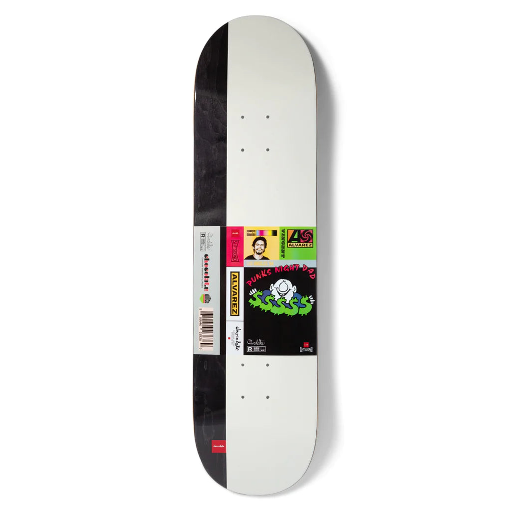 Chocolate Alvarez Mixtape Skateboard Deck - 8.25"