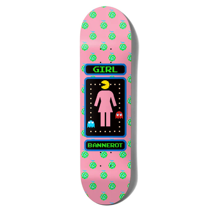 Girl Pac-Man Bannerot Skateboard Deck - 8.25