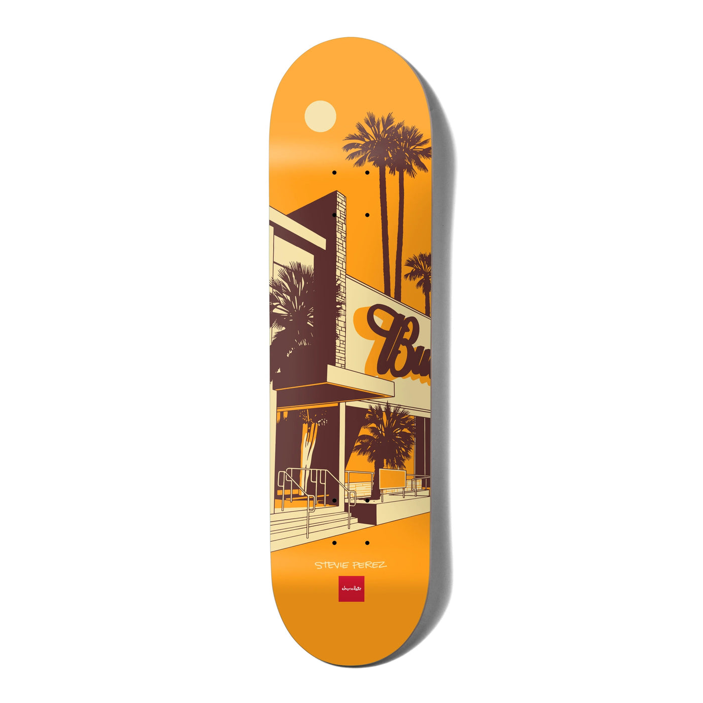 Chocolate Evan Hecox City Stevie Perez Skateboard Deck - 8.4"