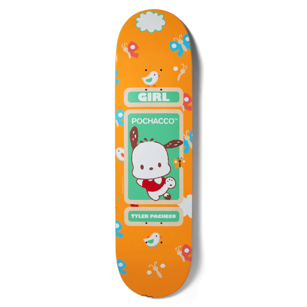 Girl Pacheco Beetle Bum Skateboard Deck 8.5 Girl Skateboard Deck