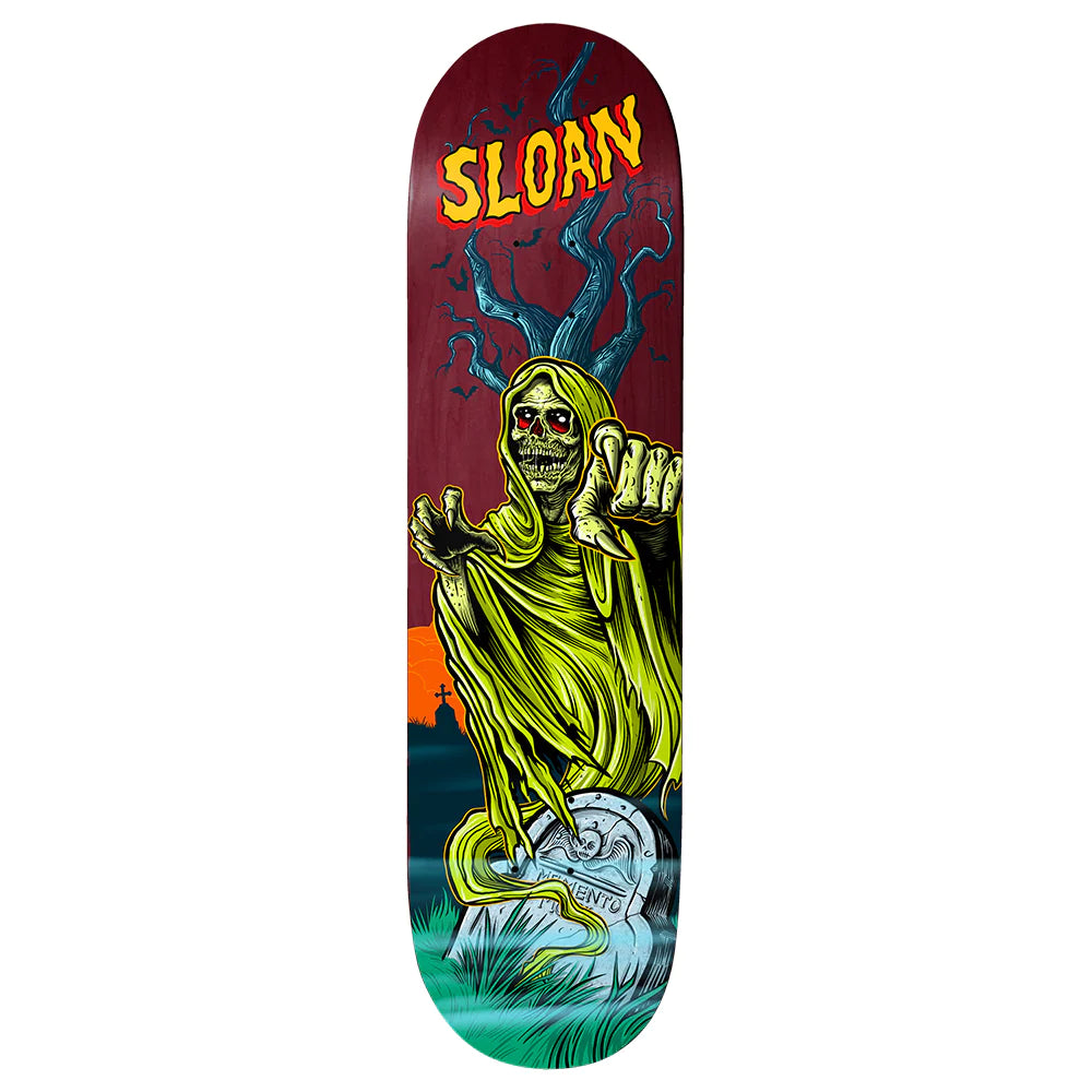 Birdhouse Sloan Graveyard Pro Skateboard Deck - 8.5"