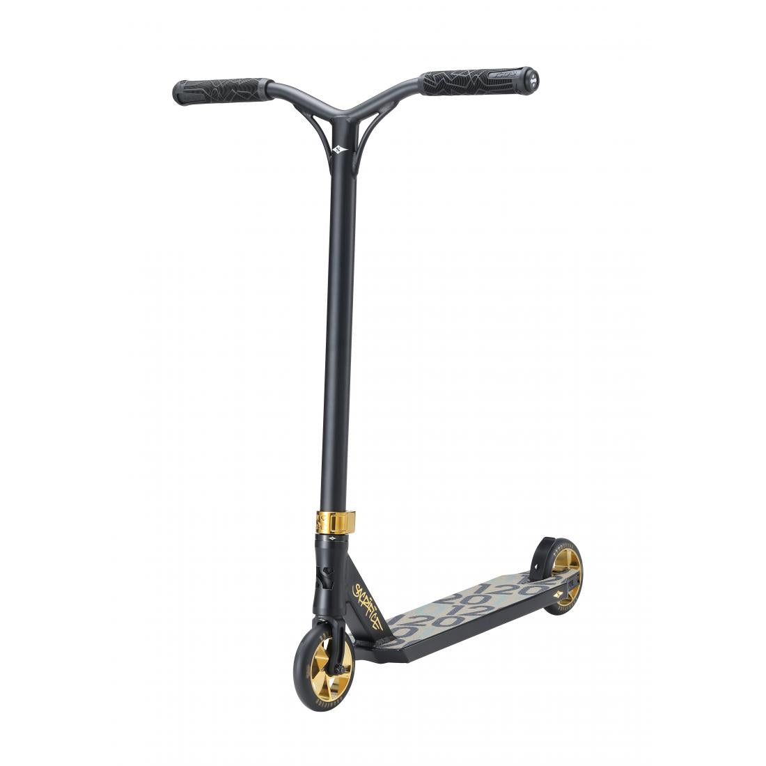 Sacrifice Flyte 120 V2 Stunt Scooter Black/Gold Slick's Skate Store