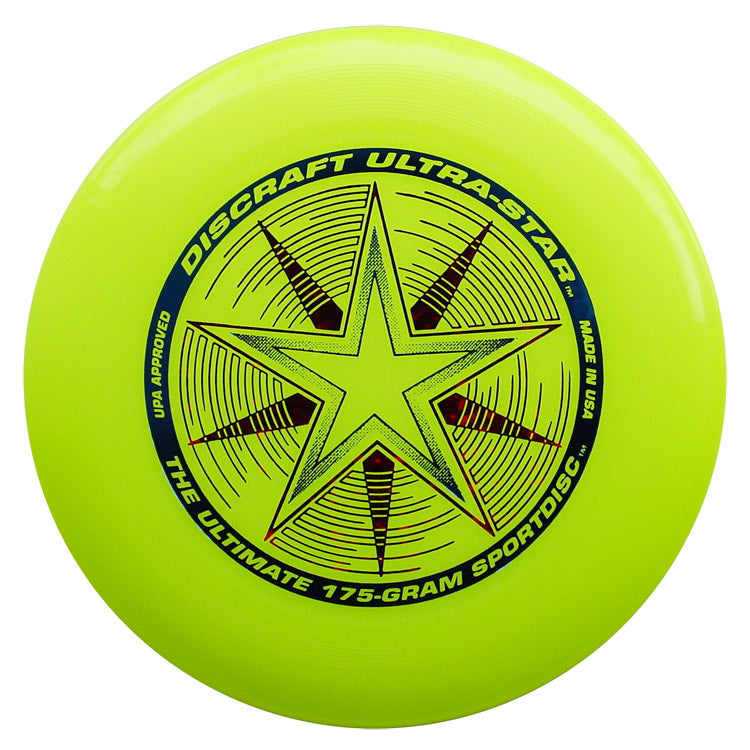 Discraft 175g Ultrastar Frisbee - Fluorescent Yellow
