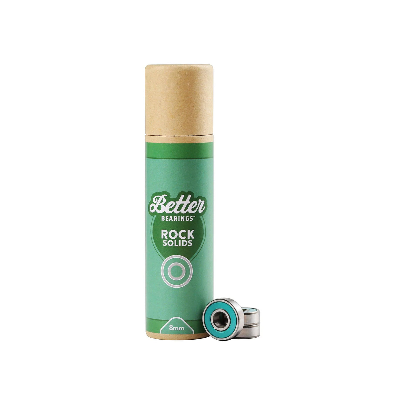 Better Bearings Rock Solids 8mm Abec 7's - Teal Set of 16