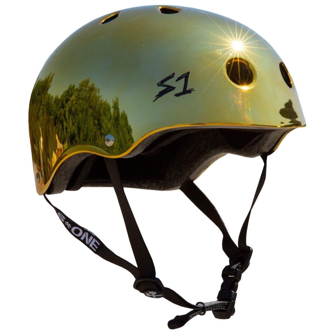 S1 Lifer Helmet - Gold Mirror