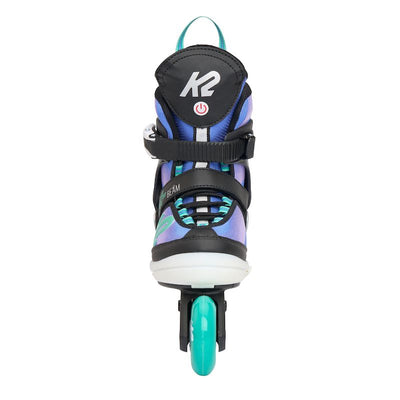 K2 Marlee Beam Adjustable Size Skates - Purple/Blue