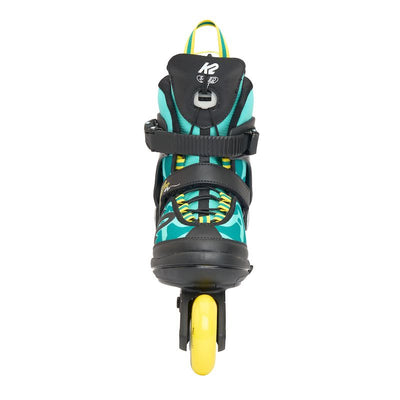 K2 Marlee Pro Adjustable Size Skates - Green/Yellow
