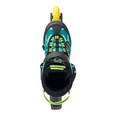 K2 Marlee Pro Adjustable Size Skates - Green/Yellow