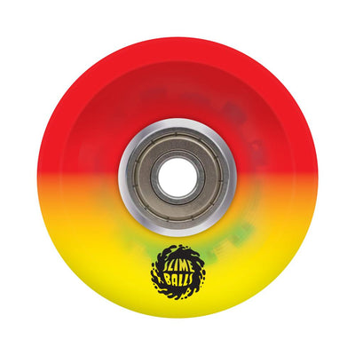 Slime Balls Light Ups OG Slime Red/Yellow Wheels And Bearings - 60mm 78a