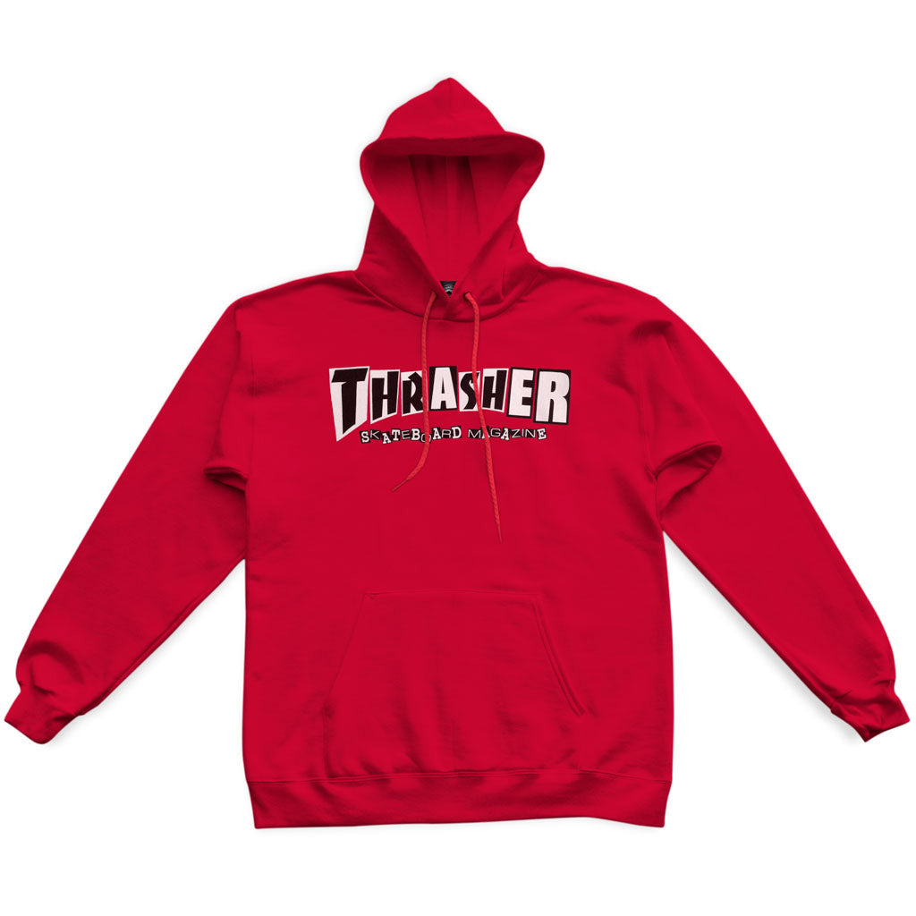 Thrasher X Baker Skateboards Hoodie Red – Slick's Skate Store