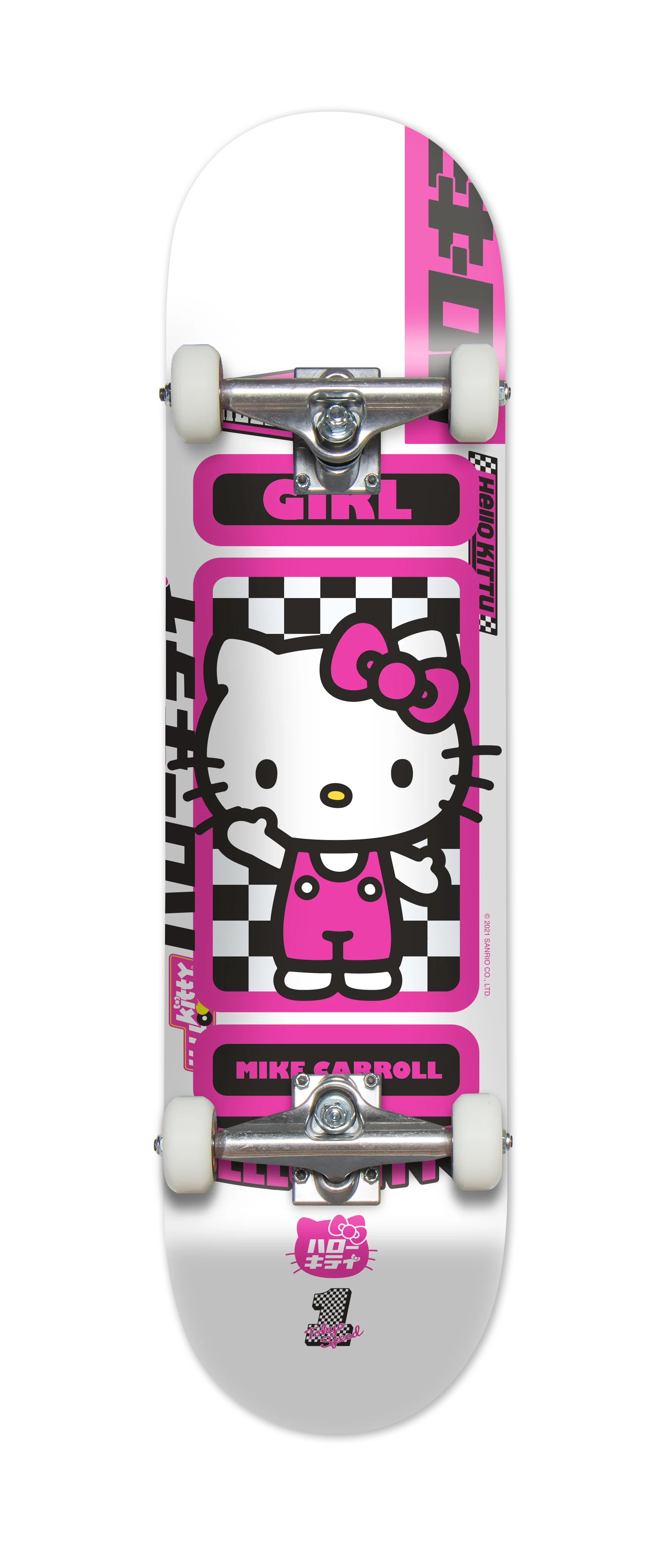 Girl Sanrio Tokyo Speed Carroll Skateboard 8.0" Slick's Skate Store