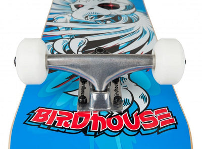 Birdhouse Stage 1 Hawk Spiral Blue Skateboard - 7.75"