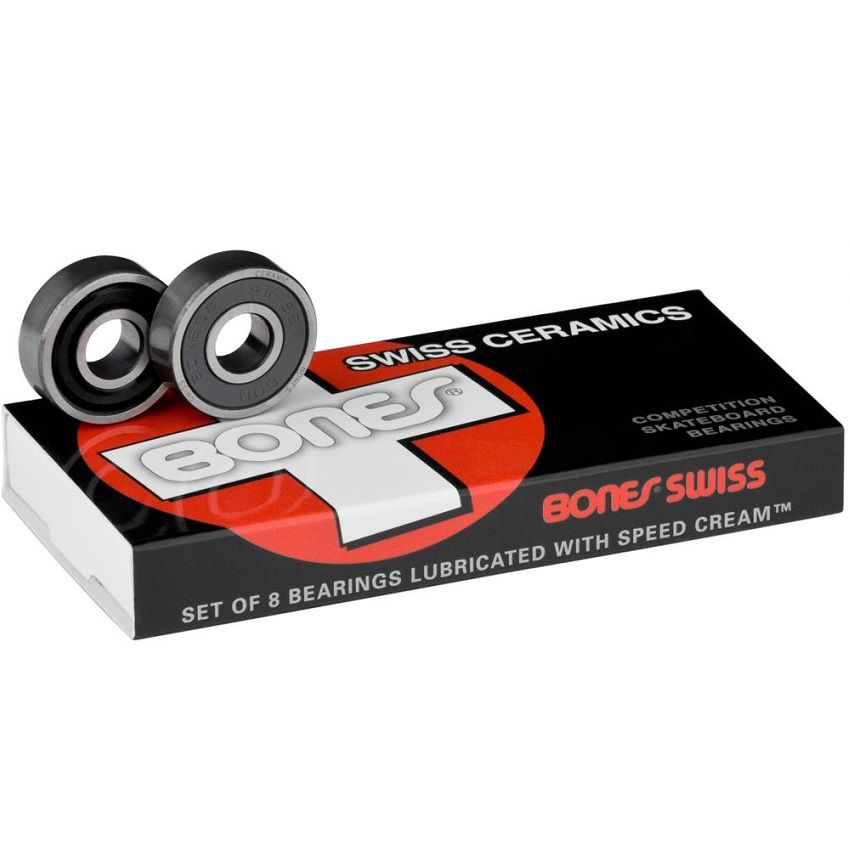 Bones Swiss Ceramic Bearings Slick's Skate Store