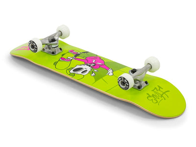 Enuff Skully Green Mini Skateboard - 7.25"