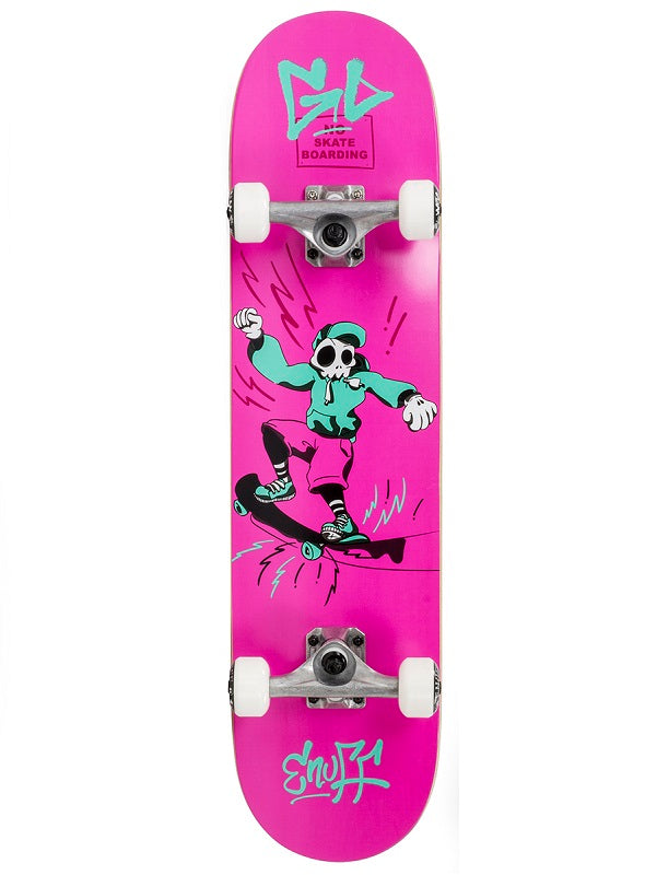 Enuff Skully Pink Mini Skateboard - 7.25"