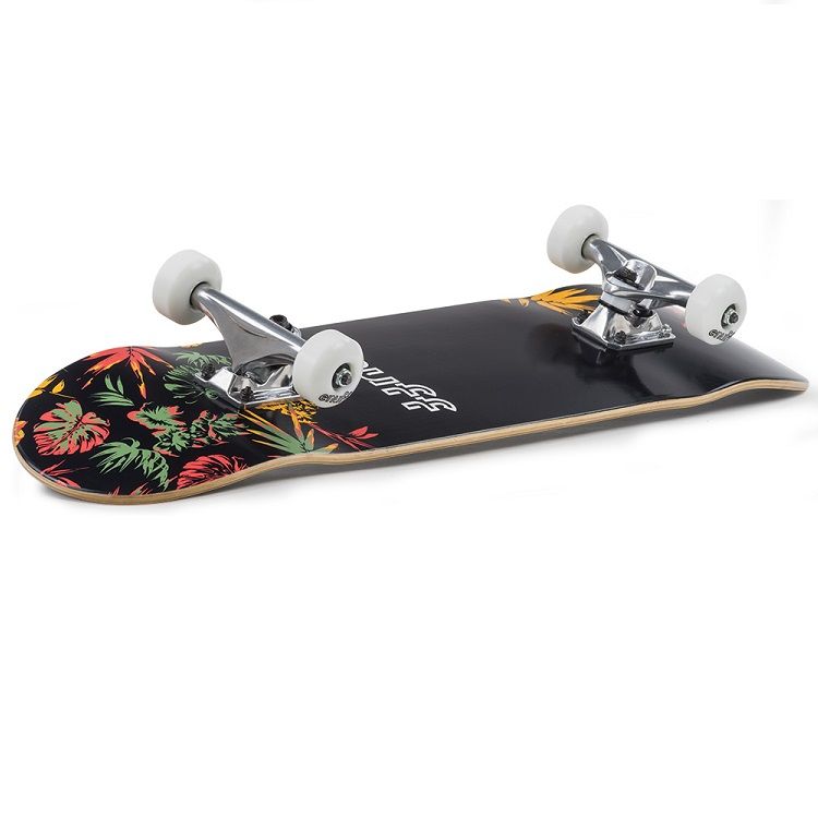 Enuff Floral Skateboard - Orange 7.75