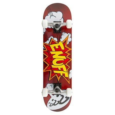 Enuff Pow Complete Skateboard - Red 7.75"