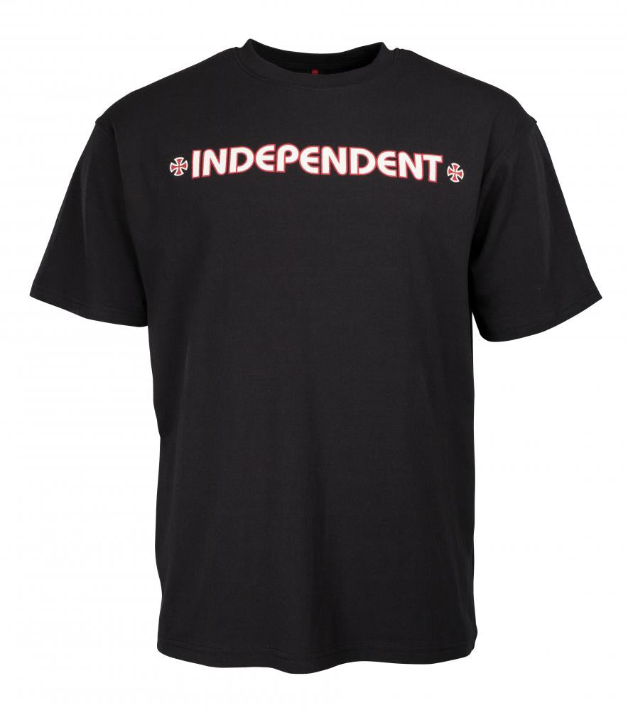 トップス Independent BarCross S/S Regular T-Shirt Independent Bar Cross T Shirt - Black – Slick's Skate Store