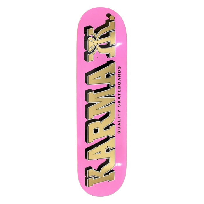 Karma Kizla Pink Skateboard Deck - 8.0"