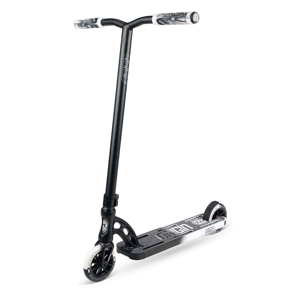MGP VX Origin II Pro 5" Stunt Scooter Black/White Slick's Skate Store