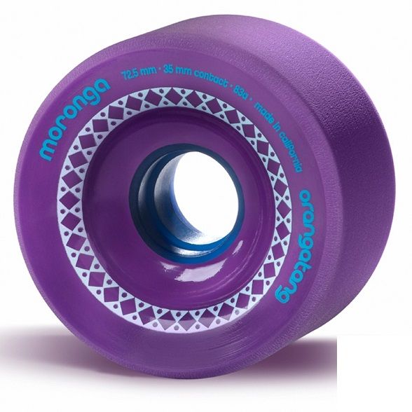 Orangatang Moronga Longboard Wheels - Purple 72.5mm 83a