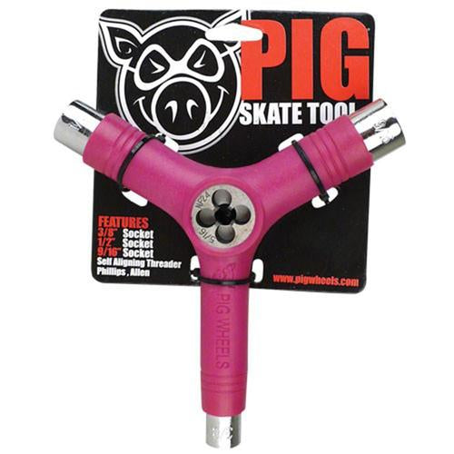 Pig Skateboard Tool - Pink