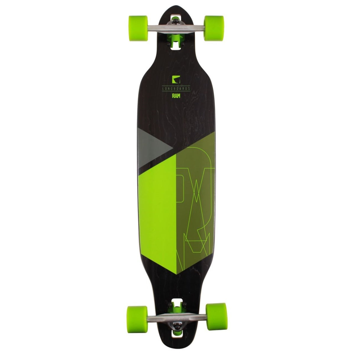 Ram Solitary Lime Green Longboard 38" Slick's Skate Store