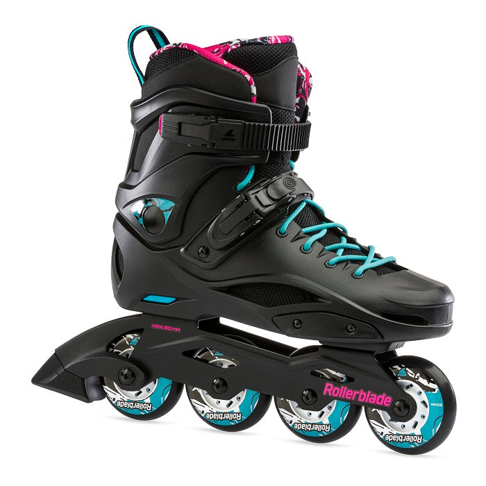 Rollerblade RB Cruiser Women's Inline Skates Black/Aqua Slick's