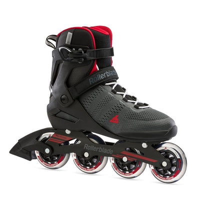Rollerblade Spark 84 Inline Skates - Dark Grey/Red