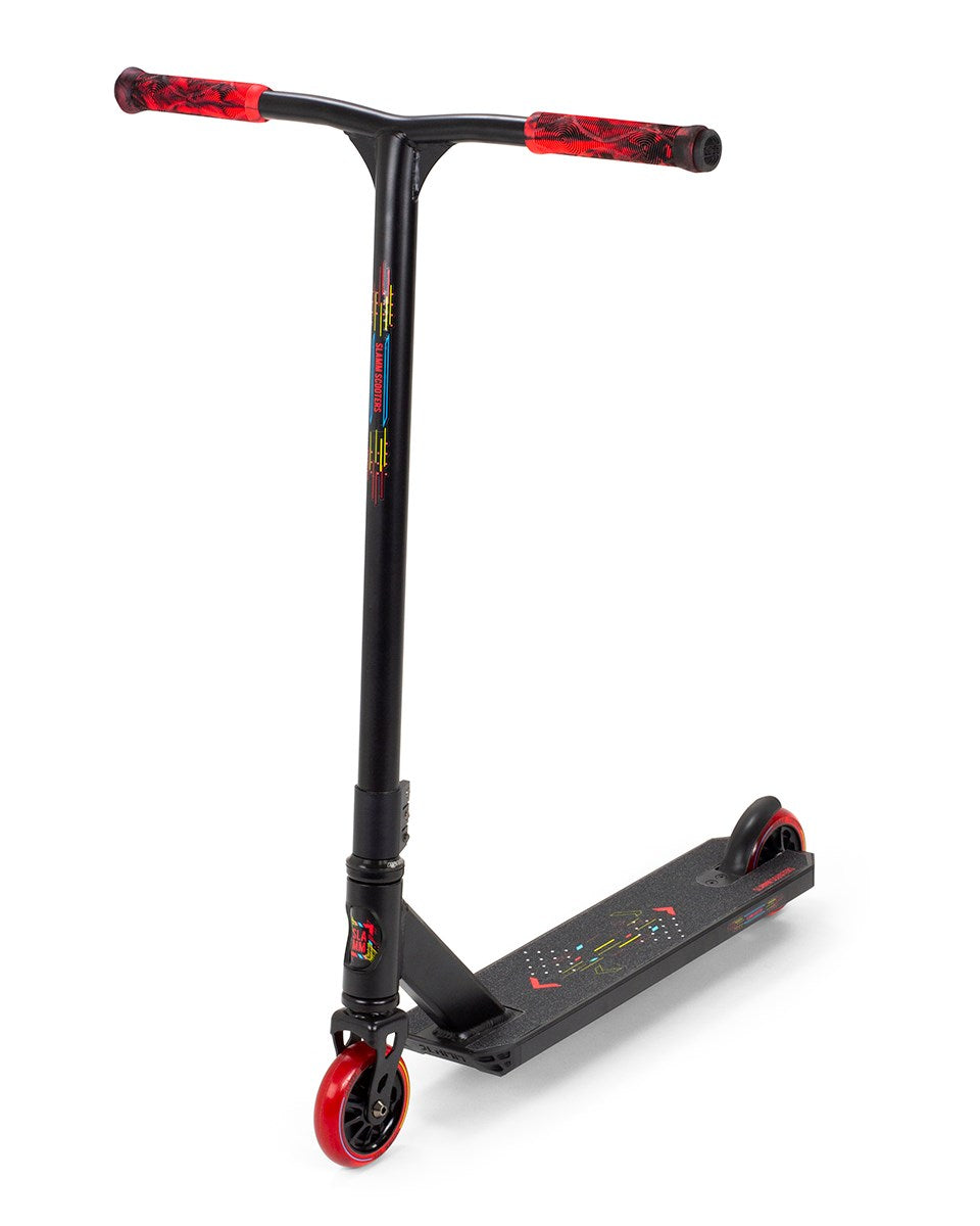 Slamm Classic V9 Stunt Scooter Black/Red Slick's Skate Store
