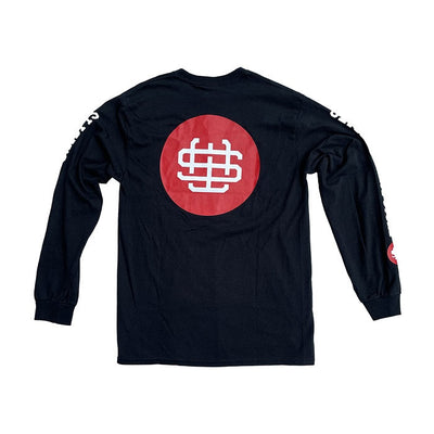 Slick's Skate Store Monogram Long Sleeve T Shirt - Black