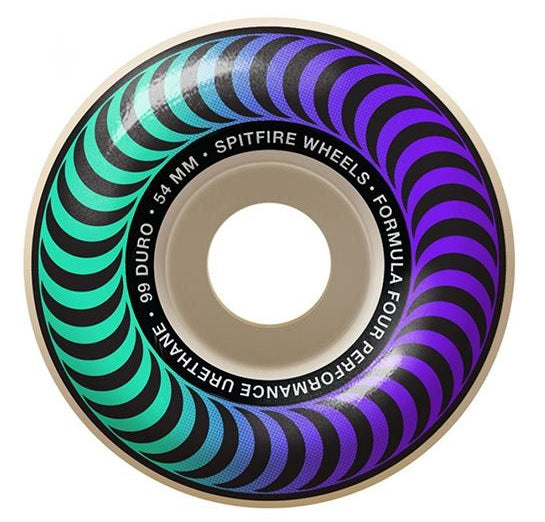 Spitfire Formula Four Classic Black & White 54mm 99a Skateboard