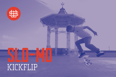 Slo-Mo Skateboarding: Kickflip