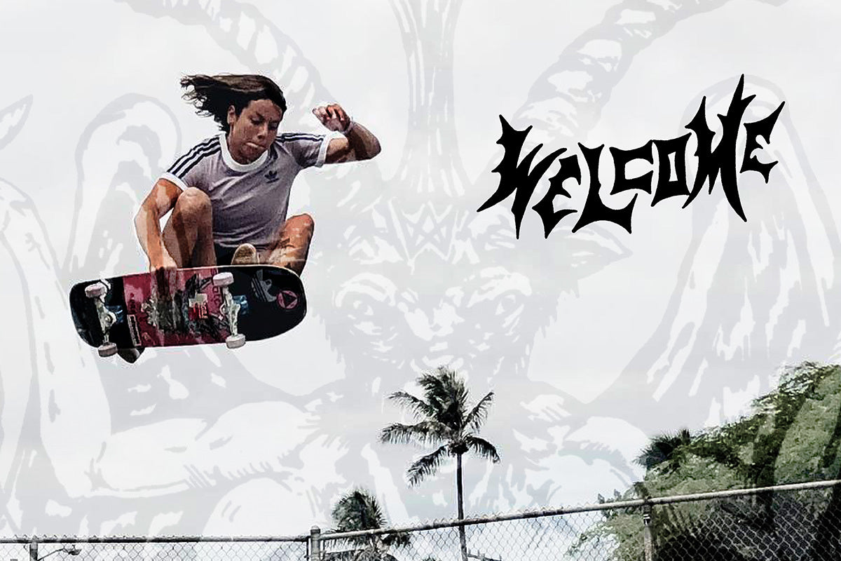 Skaters Welcomesign Welcome Skateboards – Slick's Skate Store