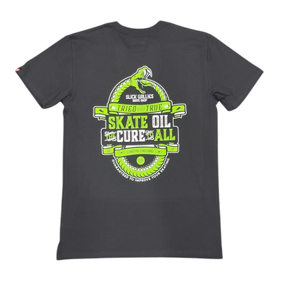 Slick's Skate Store Snake T-Shirt - Black