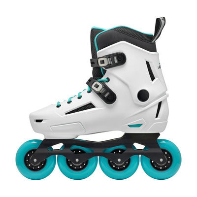 Rollerblade Lightning 80 Women's Inline Skates - White/Aqua
