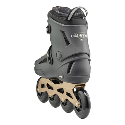 Rollerblade Lightning 90 Men's Inline Skates - Anthracite/Taupe