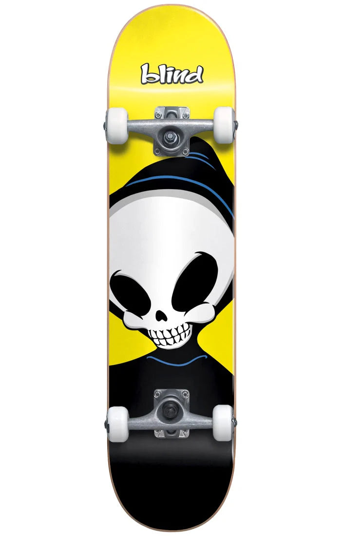 Blind Big Head Youth FP Yellow Complete Skateboard - 6.75"
