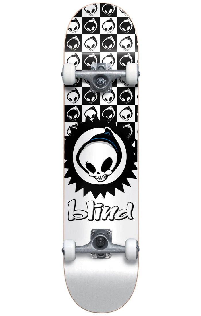 Blind Checkered Reaper Youth Blanc Complet - 7,375"
