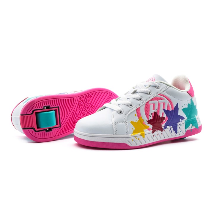 Breezy Rollers Splash - White/Pink