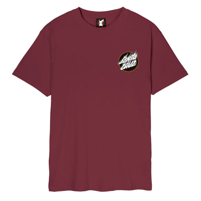 Santa Cruz X Pokémon Charizard Flame Dot T-Shirt - Maroon