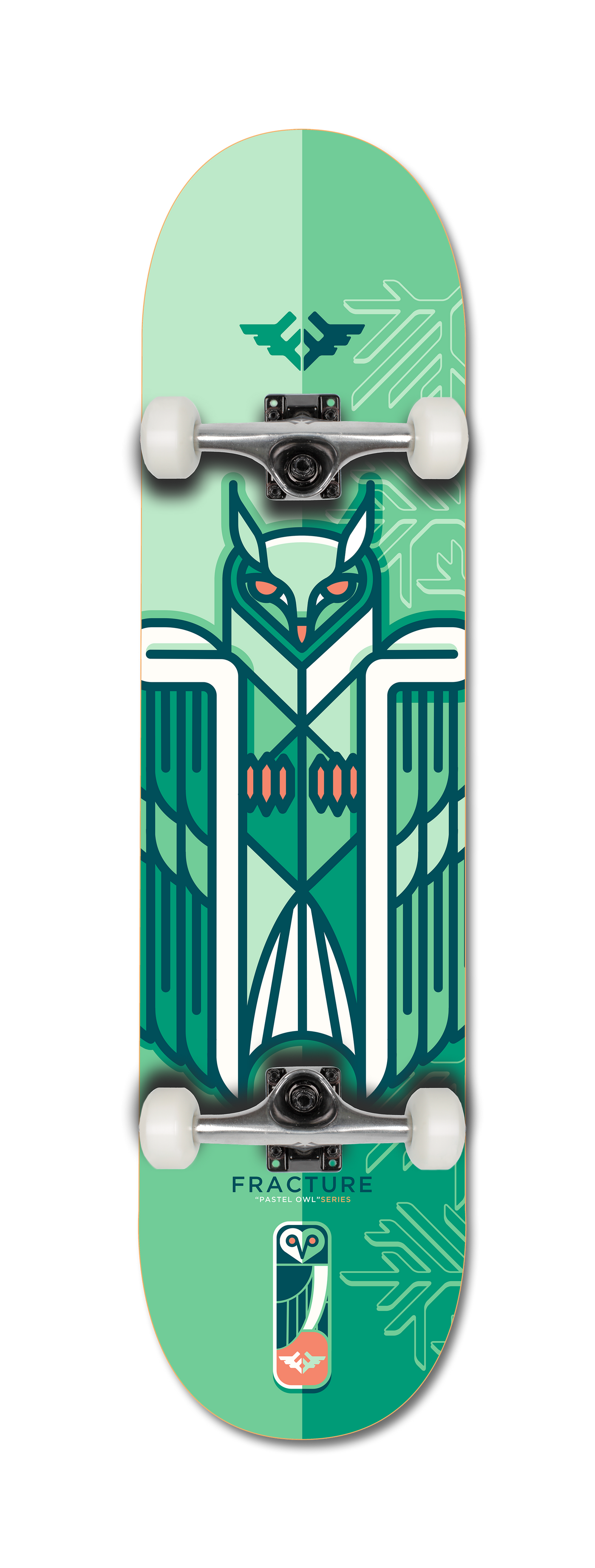 Fracture X Jono Wood Green Skateboard Complet - 8.25"